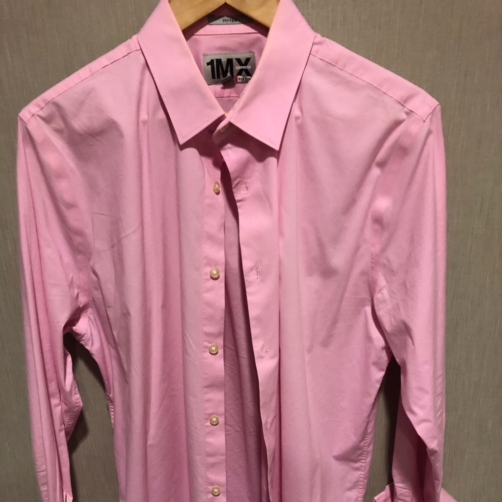 Men’s Express 1mx Fitted Pink Large